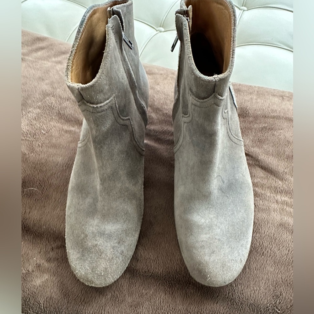 Isabel Marant Dicker Suede Boots Size 40